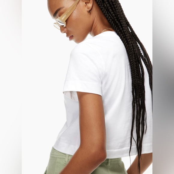 Aritzia, Wilfred Free, White, Cropped T - Picture 3 of 3